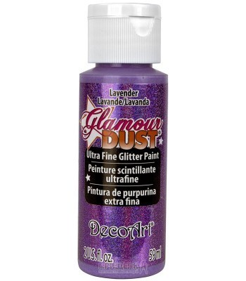 Lavender Glamour Dust Ultra Fine Glitter Paint 2oz.